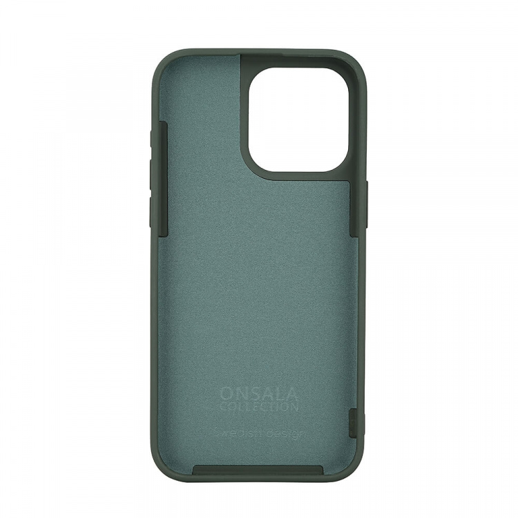 Onsala Mobilskal Silikon MagSeries Olive Green - iPhone 15 Pro Max