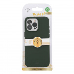 Onsala Mobilskal Silikon MagSeries Olive Green - iPhone 15 Pro Max