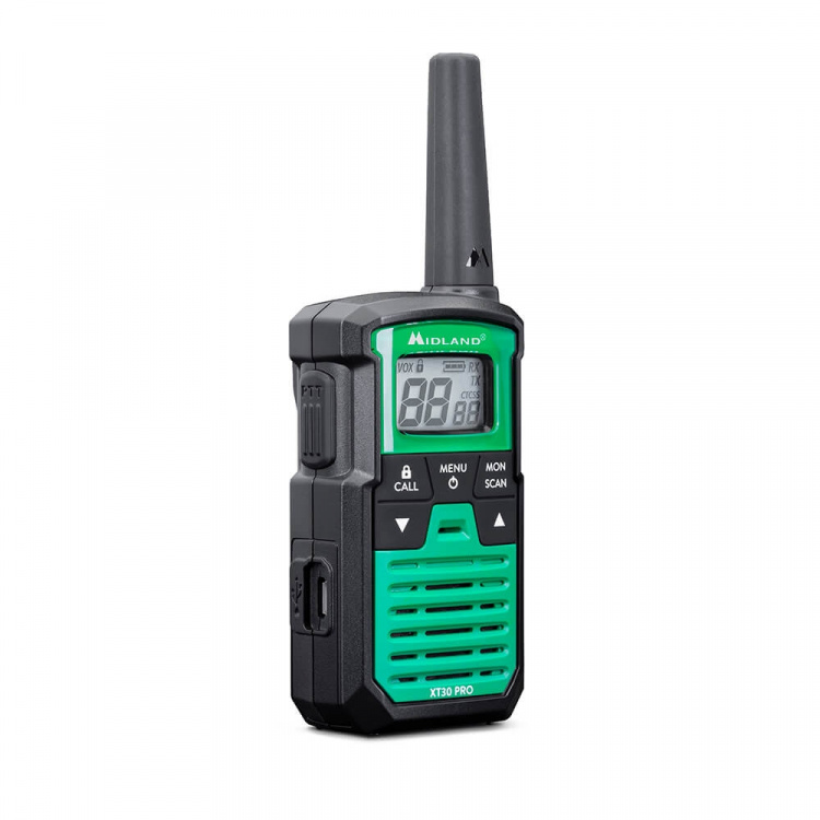 Midland Walkie Talkie XT30 Pro Svart/Grön