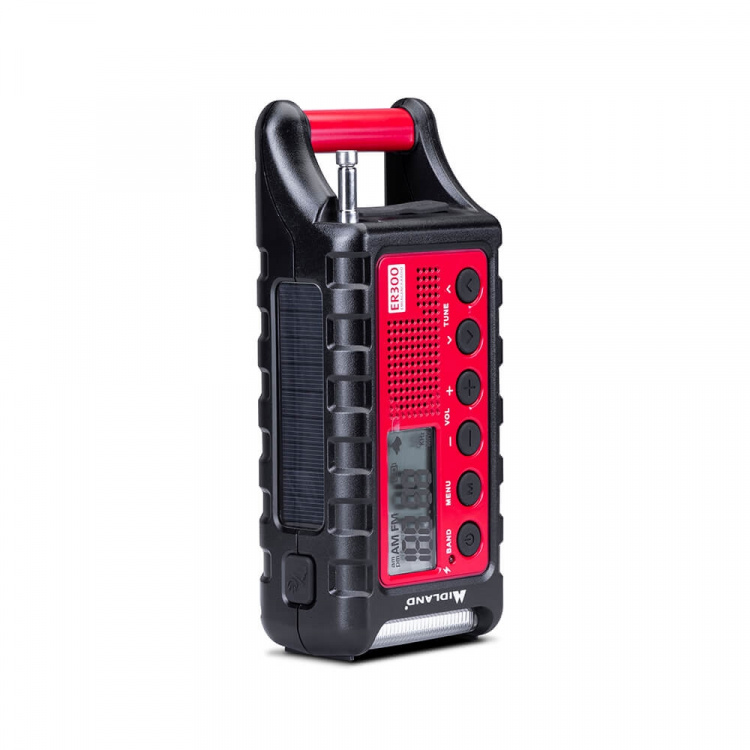 MIDLAND Nödradio ER300 Röd Svart MIDLAND Nödradio ER300 Röd Svart
