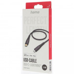 Hama Laddkabel USB-C till Lightning Svart 1,5m