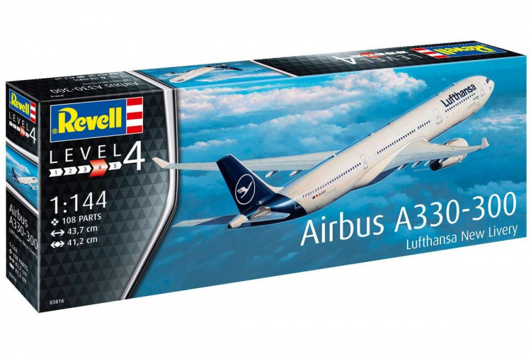 Revell Airbus A330-300 - Lufthansa \'New Livery\' 1:144 Revell Airbus A330-300 - Lufthansa \'New Livery\' 1:144
