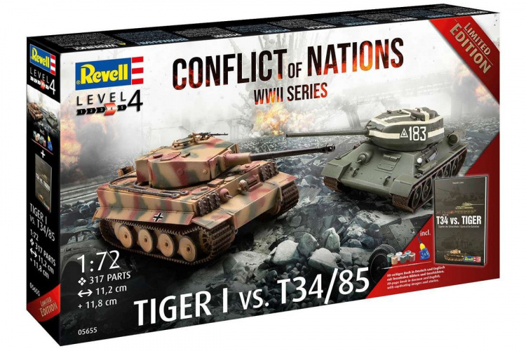 Revell Conflict of Nations Series: WWII, 1:72 gift set 