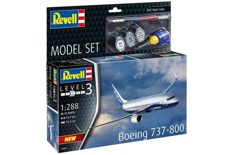 Revell Model Set Boeing 737-800 1:288 Revell Model Set Boeing 737-800 1:288