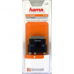 HAMA Adapter 3xRCA-Scart Hona-Hane I/O Svart