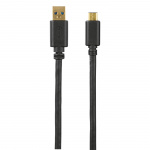 Hama Kabel USB-C-USB-A 3.1 Hane-Hane Guld Svart 1.8m