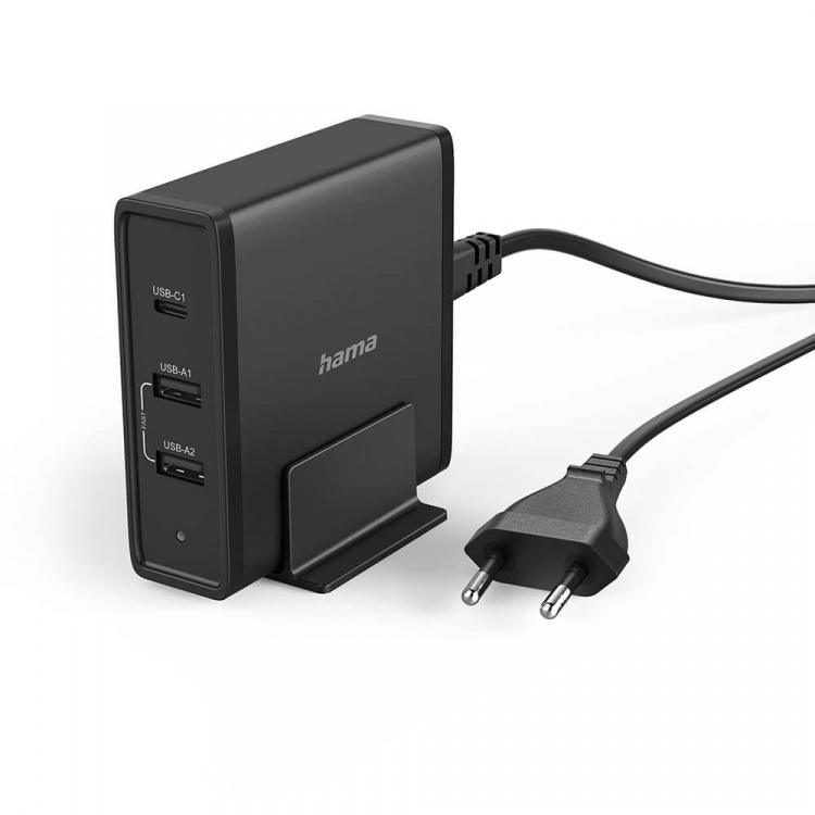 Hama Laddstation USB 3 Portar PD 5-20V/65W Hama Laddstation USB 3 Portar PD 5-20V/65W
