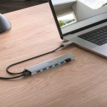 Hama USB Hub 7 Ports incl. Power Supply Unit