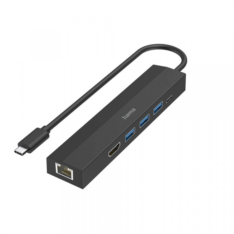 Hama USB-C Multiport Adapter 6 portar