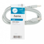 Hama USB-kabel 2.0 Grå 1,5m 25-pack Hama USB-kabel 2.0 Grå 1,5m 25-pack