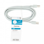 Hama USB-kabel 2.0 Grå 3.0m 10-pack Hama USB-kabel 2.0 Grå 3.0m 10-pack