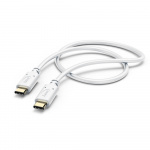Hama Laddkabel USB-C Vit 1,5m