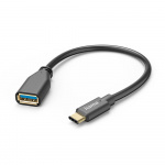 Hama Adapterkabel USB OTG USB-C till USB-A Svart