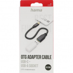 Hama Adapterkabel USB OTG USB-C till USB-A Svart