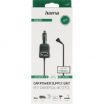 Hama Strömförsörjningsenhet för bilar 12V 1000mA
