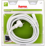 Hama Nätkabel 3-pol Vit 5m Hama Nätkabel 3-pol Vit 5m