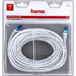 Hama Kabel Nätverk CAT6 UTP Blister Vit 15m