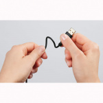 Hama Kabel USB-USB-Micro B Guld Svart 0.75m