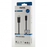 Hama Kabel USB-Mini-B till USB-A USB 2.0 1,5m Hama Kabel USB-Mini-B till USB-A USB 2.0 1,5m