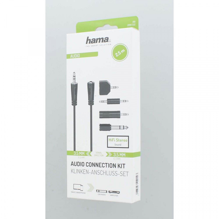 Hama Jack-Anslutningssats 2.5m