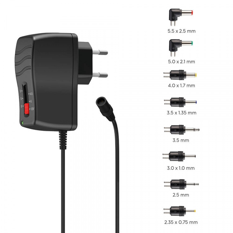 Hama Universell Omkopplingsbar Strömförsörjningsenhet 1000mA 8 Adapters Hama Universell Omkopplingsbar Strömförsörjningsenhet 1000mA 8 Adapters