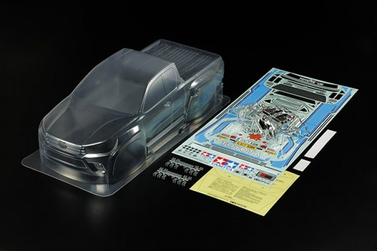 TAMIYA 1/10 Scale R/C Toyota Hilux Extra Cab Body Parts S