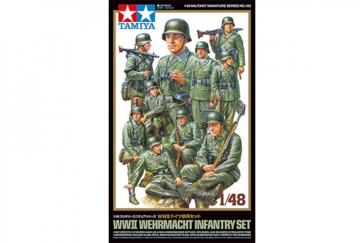 TAMIYA 1/48 WWII Wehrmacht Infantry Set