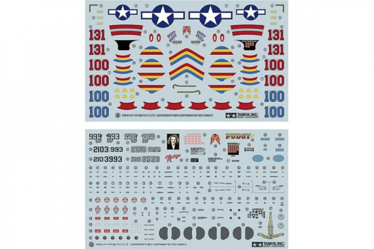 TAMIYA 1/48 Lockheed® P-38®J Lightning® TAMIYA 1/48 Lockheed® P-38®J Lightning®