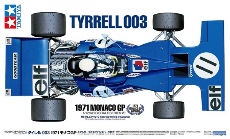TAMIYA 1/12 Tyrrell 003 1971 Monaco GP TAMIYA 1/12 Tyrrell 003 1971 Monaco GP