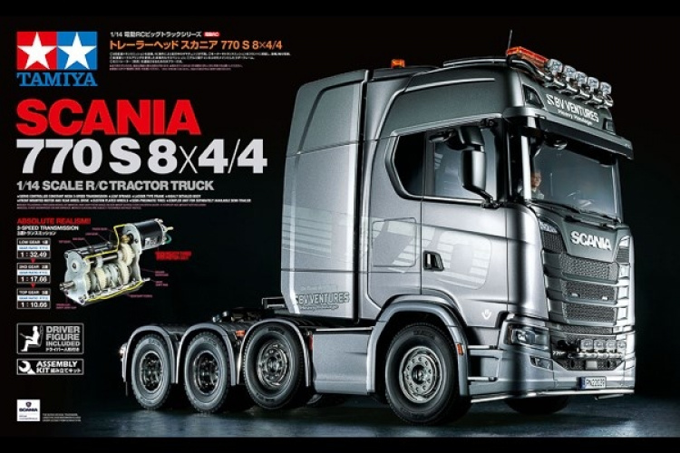 TAMIYA 1/14 R/C Scania 770 S 8x4/4