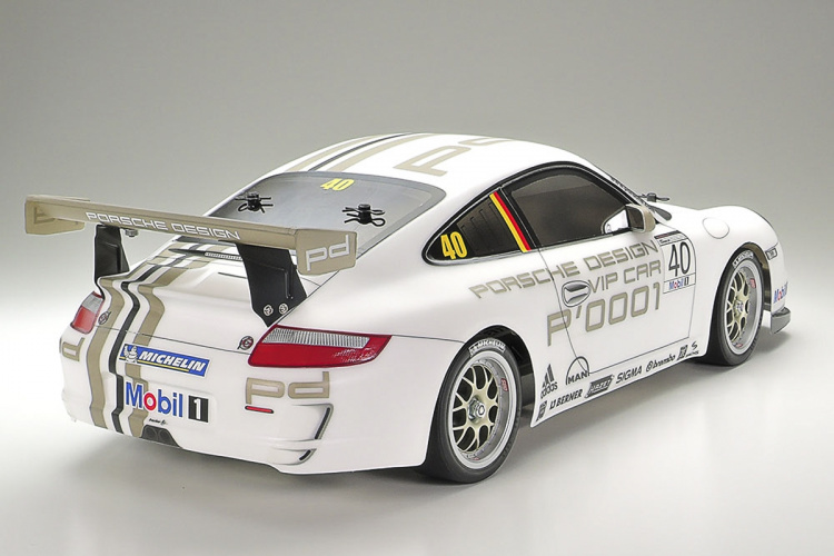 TAMIYA 1/10 R/C Porsche 911 GT3 CUP VIP 2008 (TT-01 E) 