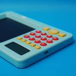 Maxlife MXWB-01 - Ritplatta med kalkylator, blå Maxlife MXWB-01 - Ritplatta med kalkylator, blå