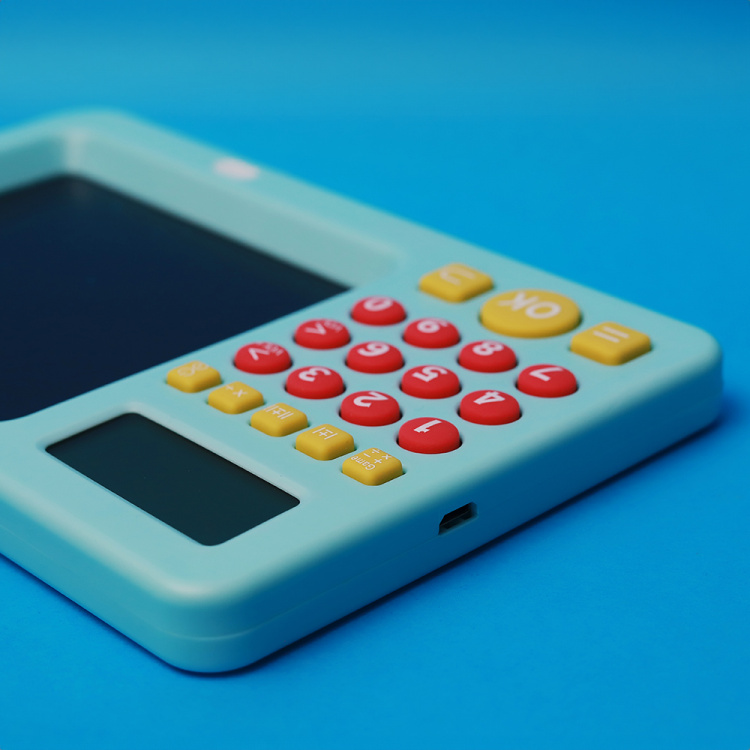 Maxlife MXWB-01 - Ritplatta med kalkylator, blå Maxlife MXWB-01 - Ritplatta med kalkylator, blå