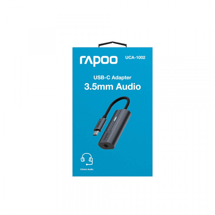 Rapoo Adapter USB-C UCA-1002 USB-C till 3,5 mm Ljud