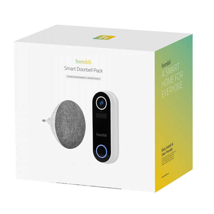 Hombli Smart Dörrklocka Pack Vit Hombli Smart Dörrklocka Pack Vit