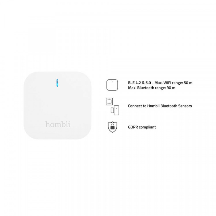 Hombli Smart Bluetooth Brygga Vit Hombli Smart Bluetooth Brygga Vit