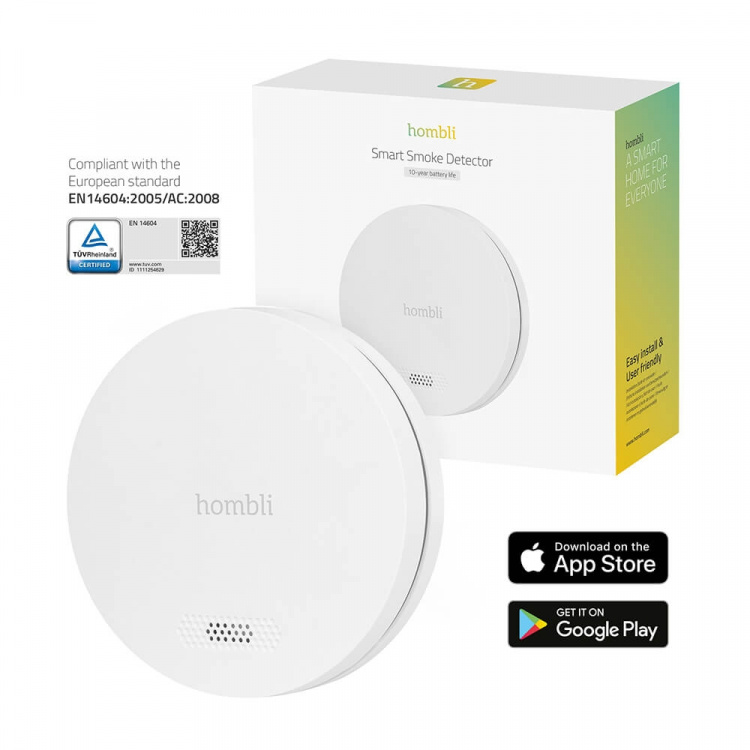 Hombli Smart Rökdetektor Vit
