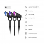 Hombli Smart Utomhus Spotlight 3-pack RGB CCT Svart Hombli Smart Utomhus Spotlight 3-pack RGB CCT Svart