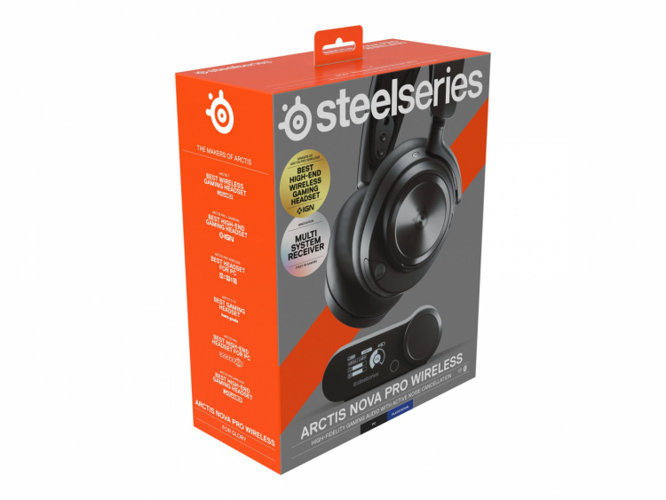 SteelSeries Arctis Nova Pro Wireless - Trådlöst Gamingheadset, Svart SteelSeries Arctis Nova Pro Wireless - Trådlöst Gamingheadset, Svart