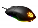SteelSeries Rival 3 - Optisk Gamingmus med RGB-belysning, Svart