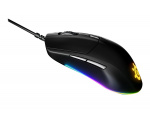 SteelSeries Rival 3 - Optisk Gamingmus med RGB-belysning, Svart