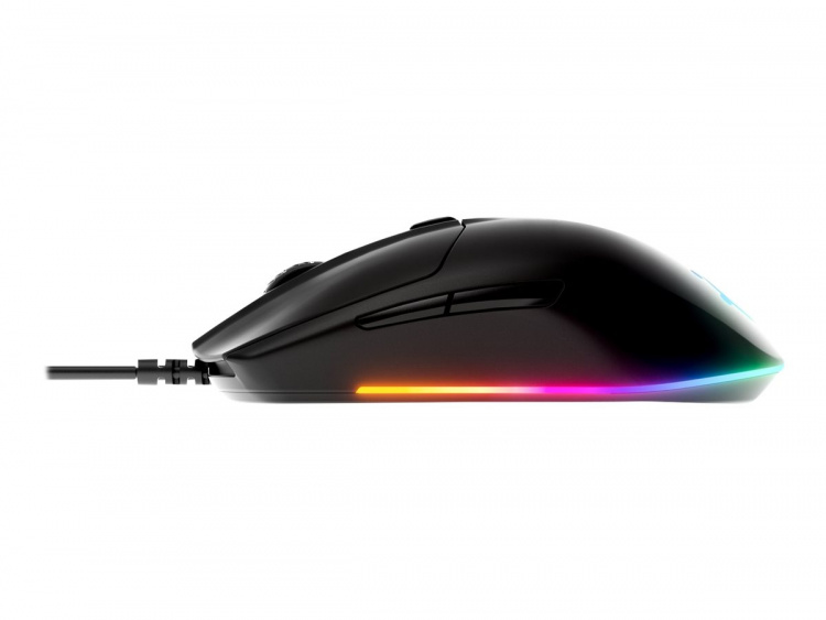 SteelSeries Rival 3 - Optisk Gamingmus med RGB-belysning, Svart