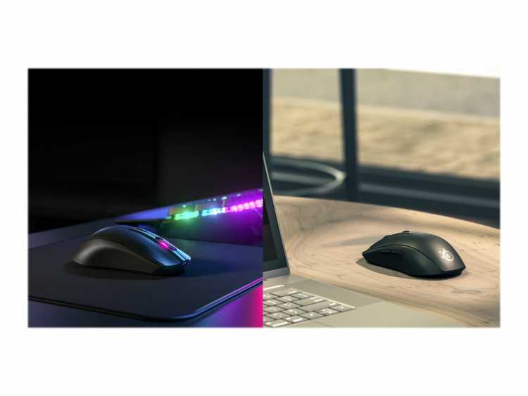 SteelSeries Rival 3 Wireless - Trådlös Optisk Gamingmus, Svart