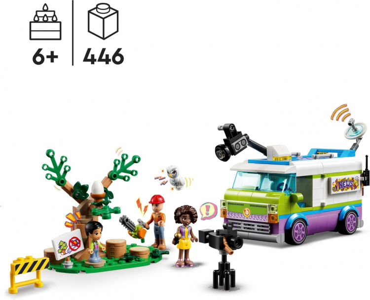 LEGO Friends 41749 - Nyhetsbil