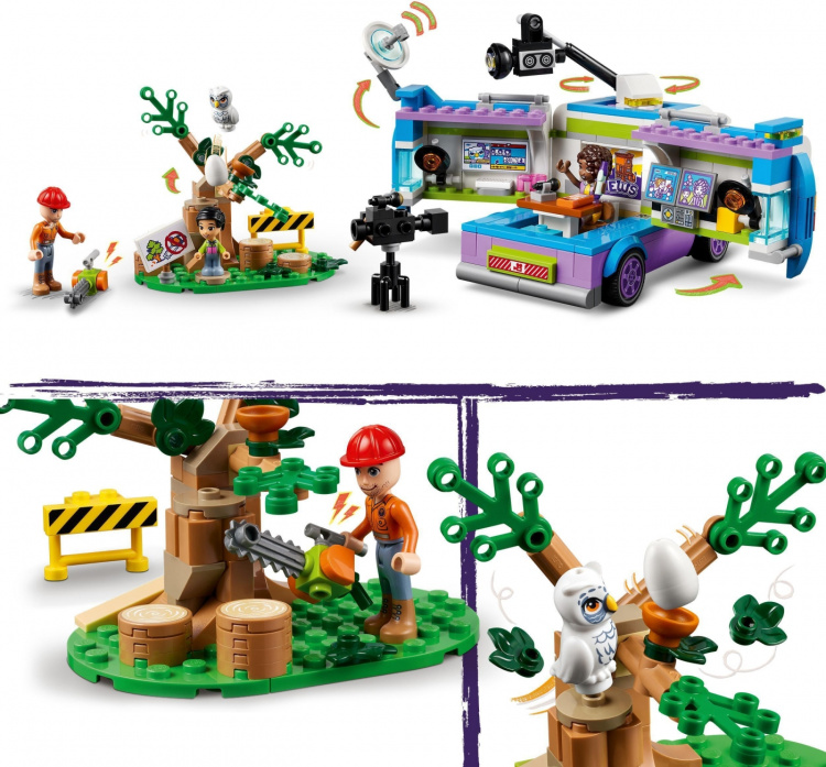 LEGO Friends 41749 - Nyhetsbil
