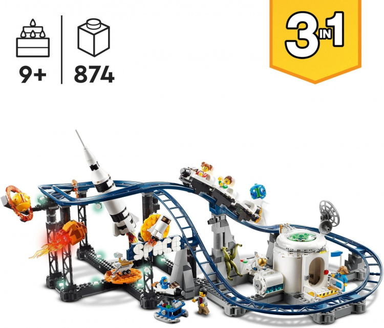 LEGO Creator 31142 - Bergochdalbana med rymdtema