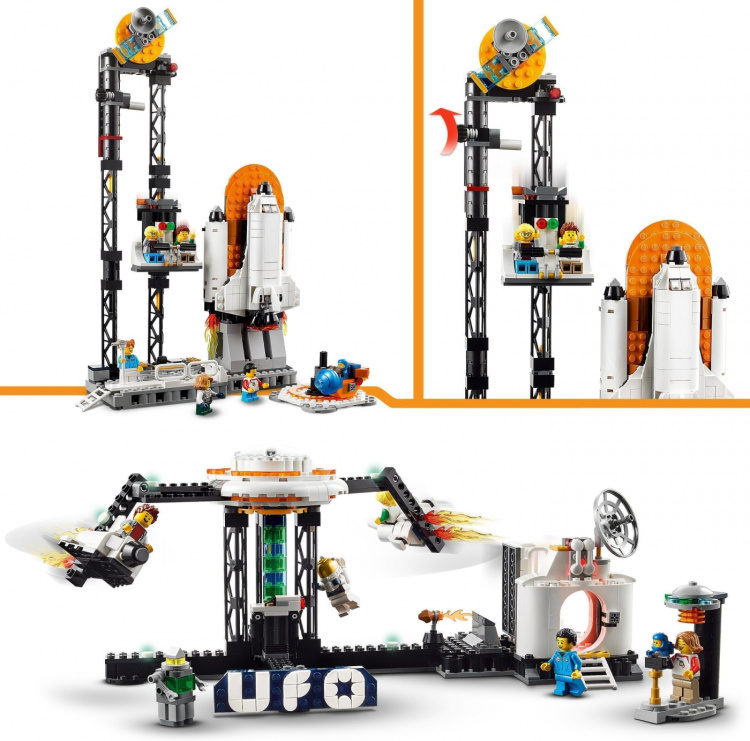 LEGO Creator 31142 - Bergochdalbana med rymdtema