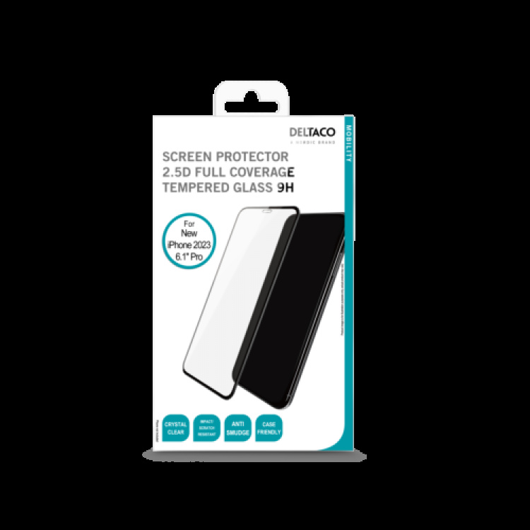 Deltaco Screen protector, iPhone 15 Pro Deltaco Screen protector, iPhone 15 Pro