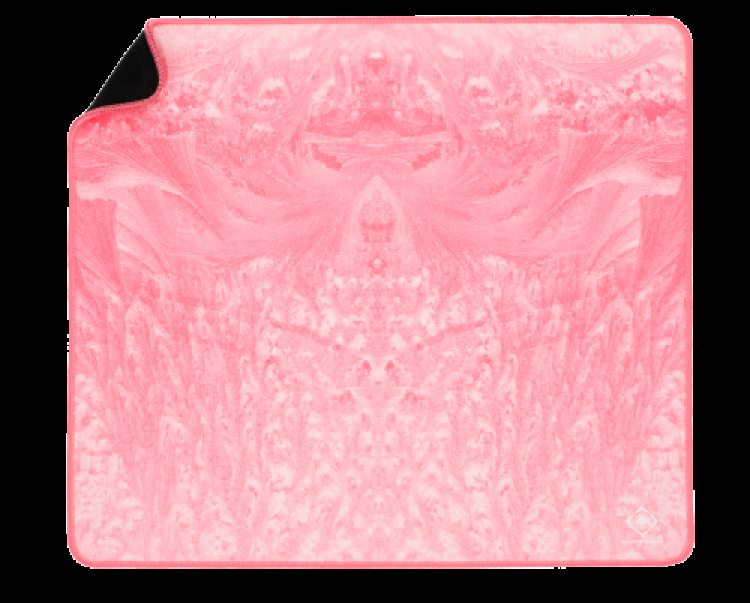 deltaco_gaming PMP80 Mousepad, 450x400x4mm, stitched edges, pink