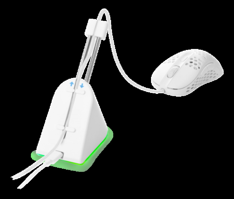 deltaco_gaming Mouse Bungee, vit/RGB deltaco_gaming Mouse Bungee, vit/RGB
